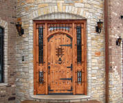 castle rustic wood tuscan door for sale in Colorado 